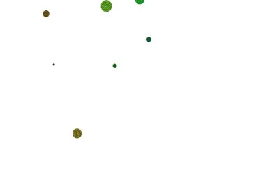 Açık renkli, benekli gökkuşağı vektörü. Doğa tarzında renkli baloncuklu soyut illüstrasyon. Posterler, afişler için tasarım.