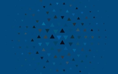 Üçgen desenli soyut geometrik renkli vektör çizimi