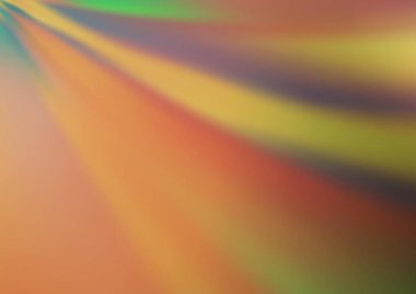 Soyut çizgilerle Açık Turuncu vektör arkaplanı.