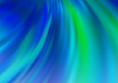 Açık Mavi, kabarcık şekilli yeşil vektör deseni.