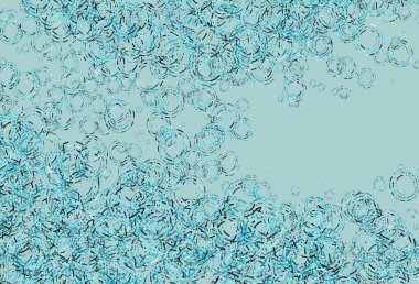 Disklerle hafif BLUE vektör dokusu. Doğa tarzında bulanık halkaları olan güzel renkli çizimler. Reklamlar, broşürler için desen.