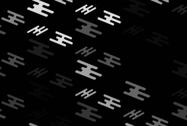 Koyu gümüş renkli çizgileri olan gri vektör dokusu. Renkli çubuklarla gösterişli soyut çizimler. Reklamınız, posteriniz, afişiniz için en iyi tasarım.