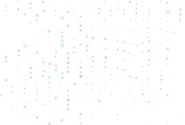 Açık mavi, çizgileri ve dikdörtgenleri olan yeşil vektör arkaplan. Renkli dikdörtgenleri olan bir resim. İş broşürleri, broşürler için desen.