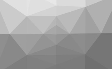 Üçgen desenli soyut geometrik renkli vektör çizimi