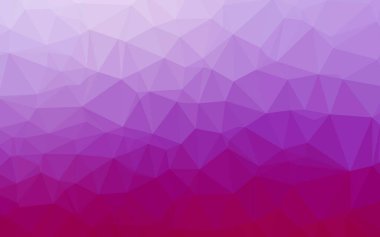 Hafif Mor vektör bulanık üçgen dokusu.