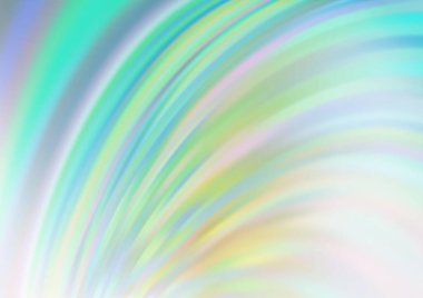 Açık Yeşil, eğri daireli sarı vektör arkaplanı.