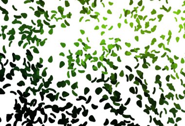 Memphis şekilli açık kırmızı vektör şablonu. Renkli rastgele şekillerle modern soyut illüstrasyon. İşiniz için en iyi akıllı tasarım.