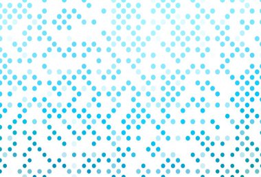 Lekeli hafif Mavili vektör kapağı. Doğa tarzında renkli baloncuklu soyut illüstrasyon. İş reklamları için tasarım.