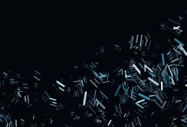 Dar çizgileri olan açık mavi vektör deseni. Bulanık dekoratif tasarım basit bir şekilde çizgilerle. Reklamınız, posteriniz, afişiniz için en iyi tasarım.