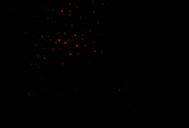 Dairelerle çokgen şeklinde koyu kırmızı vektör örtüsü. Renkli daireler, üçgenler, kareler çizilmiş bir resim. İniş sayfası için modern şablon.