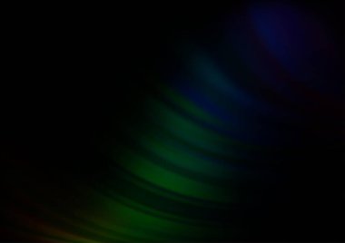 Sıvı şekilli koyu yeşil vektör şablonu.