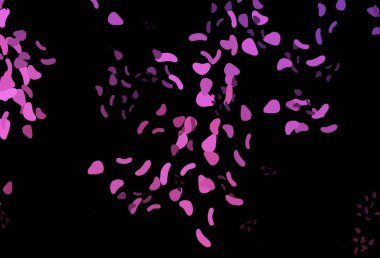 Rastgele şekilli koyu pembe vektör dokusu. Soyut gradyan şekilli basit renkli çizimler. Web siteniz için basit tasarım.