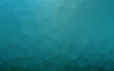 Açık BLUE vektör çokgen arkaplan.