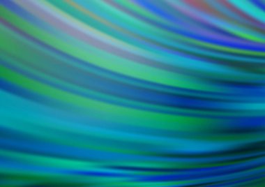 Bükülmüş çizgilerle hafif BLUE vektör arkaplanı.