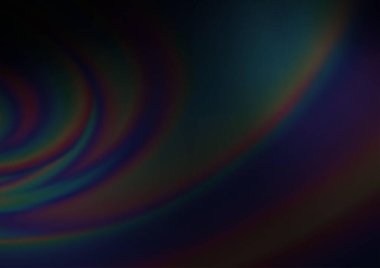 Koyu mavi vektör bokeh ve renkli desen.