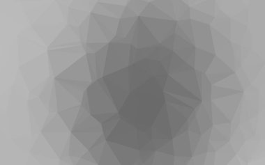 Açık Gümüş, gri vektör soyut çokgen kapağı.