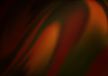 Bükülmüş çizgileri olan koyu turuncu vektör arkaplanı.