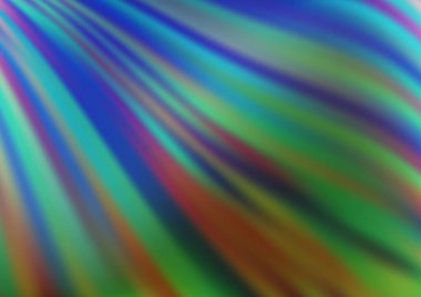 Koyu mavi, kabarcık şekilli yeşil vektör şablonu.