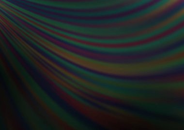 Koyu Gümüş, eğri çizgileri olan gri vektör şablonu.