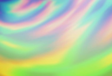 Açık mavi, yeşil vektör soyut düzeni. Gradyan tasarımlı, soyut, ışıltılı çizimler. Bir cep telefonu için arka plan.