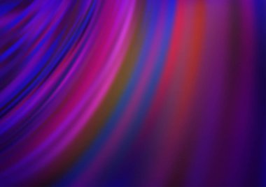 Lav şekilli koyu mor vektör deseni.