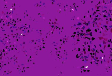 Karmaşık şekilli açık pembe vektör deseni. Rastgele şekillerle soyut tarzda dekoratif tasarım. İşiniz için en iyi akıllı tasarım.