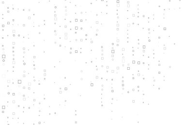 Açık gümüş, kare şeklinde gri vektör şablonu. Dikdörtgenli soyut gradyan çizimi. İş broşürleri, broşürler için desen.