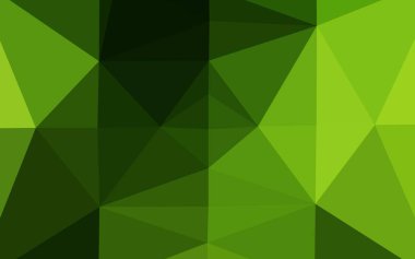 Koyu yeşil vektör düşük poli örtüsü.