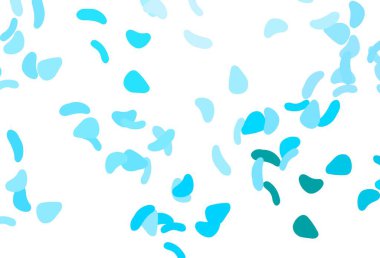 Rastgele şekilli açık mavi vektör dokusu. Soyut gradyan şekilli basit renkli çizimler. Duvar kağıtları için zarif tasarım.