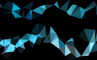 Hafif BLUE vektörü soyut çokgen düzeni.