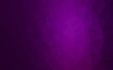 Koyu Mor vektör soyut çokgen kapağı.