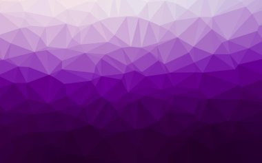 Koyu Mor vektör çokgen yerleşimi.