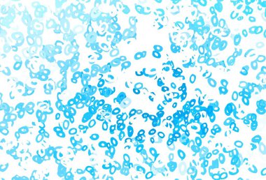 Kabarcıklı mavi renkli vektör arkaplanı