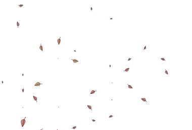 Açık kırmızı, sarı vektör elle boyanmış arka plan. Soyut renkli yapraklarla dekoratif illüstrasyon. Web siteniz için Doodle tasarımı.