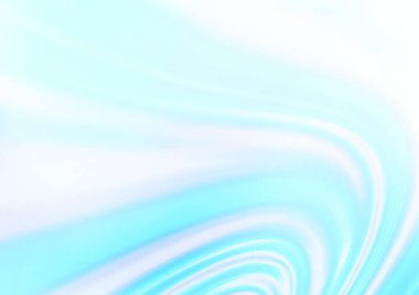 Bükülmüş kurdeleli hafif BLUE vektör şablonu.