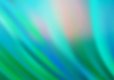 Açık Mavi, eğri daireli yeşil vektör arkaplan.