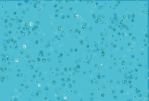 Agencement Vectoriel Bleu Clair Avec Des Formes Circulaires Belle Illustration — Image vectorielle