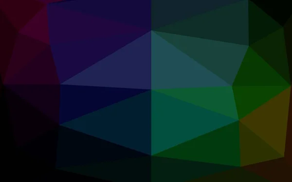 Αφηρημένη Γεωμετρική Πολύχρωμη Διανυσματική Απεικόνιση Τριγωνικό Μοτίβο — Διανυσματικό Αρχείο