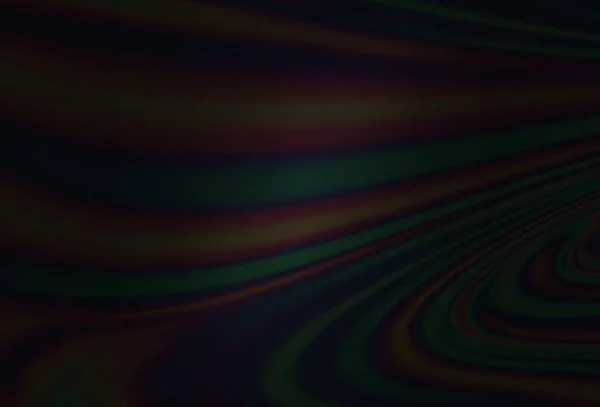 Темне Срібло Сірий Векторний Фон Вигнутими Колами Барвисті Ілюстрації Абстрактному — стоковий вектор
