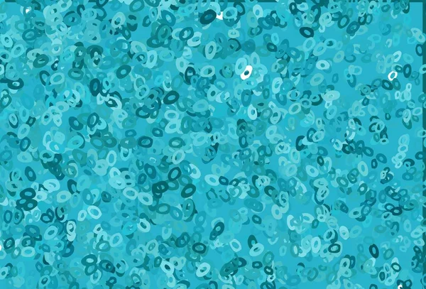 Hellblaue Vektorschablone Mit Kreisen Schöne Farbige Illustration Mit Verschwommenen Kreisen — Stockvektor
