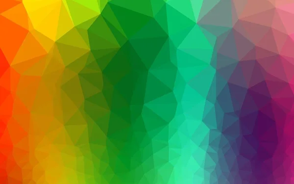 Ilustración Abstracta Vector Geométrico Colorido Con Patrón Triangular — Vector de stock