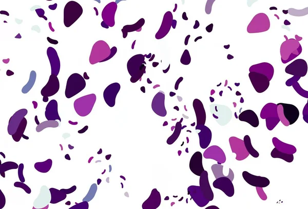 Light Purple Vector Template Memphis Shapes Πολύχρωμες Χαοτικές Μορφές Κλίση — Διανυσματικό Αρχείο