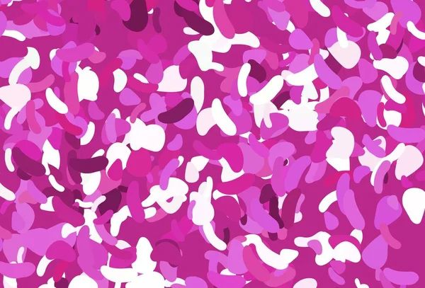 Soyut şekilli açık pembe vektör arkaplanı. Modern tarzda değişen renkli kaotik formlar. Web siteniz için basit tasarım.