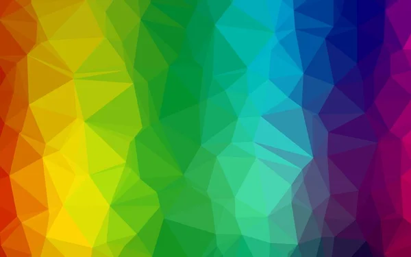 Abstract Geometrische Kleurrijke Vector Illustratie Met Driehoekig Patroon — Stockvector