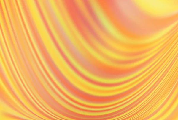 Светло Оранжевый Векторный Рисунок Изогнутыми Лентами Красочная Абстрактная Иллюстрация Градиентными — стоковый вектор
