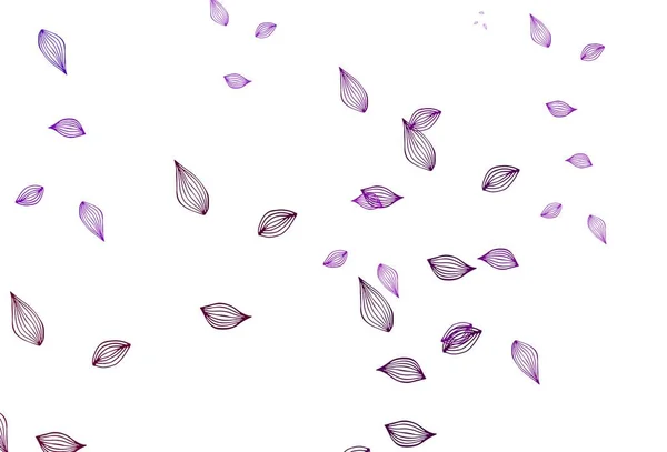 Diseño Boceto Vectorial Púrpura Claro Nueva Ilustración Colorida Estilo Garabato — Vector de stock