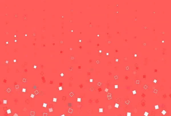 Modèle Vectoriel Rouge Clair Avec Style Carré Illustration Abstraite Gradient — Image vectorielle