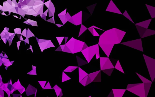 Light Purple Vector Abstract Polygonal Cover — Stock Vector