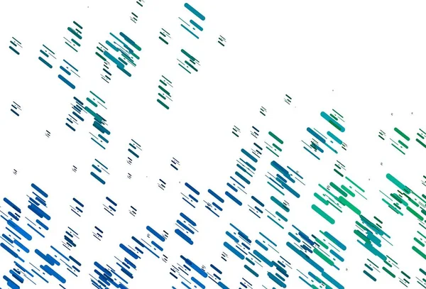 ライトブルー カラフルなラインと緑のベクトルテクスチャ グラデーションでぼやけた抽象的な背景に線 テレビCmのバックアップ一覧 — ストックベクタ