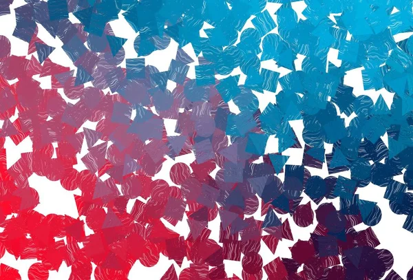 Темно Синяя Красная Векторная Текстура Стиле Поли Кругами Кубиками Иллюстрация — стоковый вектор
